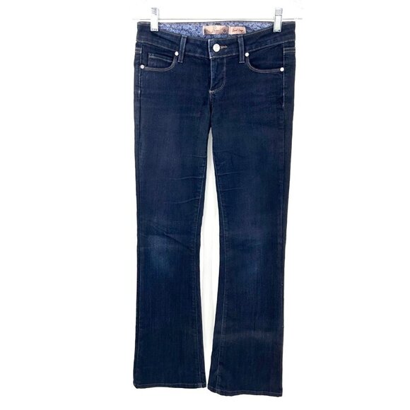 PAIGE LAUREL CANYON BOOTCUT LOW RISE DENIM JEANS - 26 - USA MADE! - Picture 4 of 9